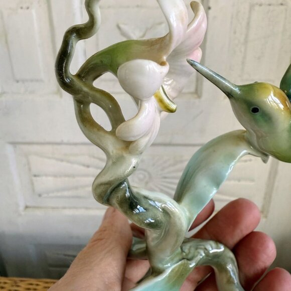 Vintage 50's Kaiser Gerhard Bochmann Hummingbird Flower Blossom Glossy #323 - Picture 11 of 15